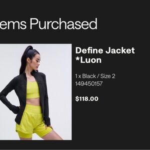 lululemon athletica Define Jacket - Black